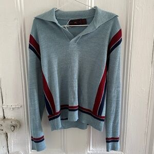 Vintage Blue Knit Sweater